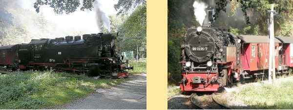 Foto: Dampflok der Brockenbahn